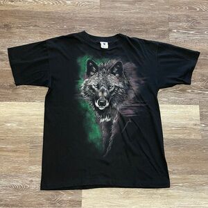 Vintage 1980s Grey Wolf T Shirt Adult Large Single Stitch Made In Canada